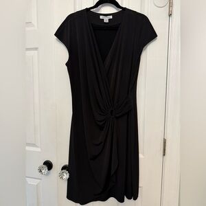 Tommy Bahama Black Clara Faux Wrap Dress